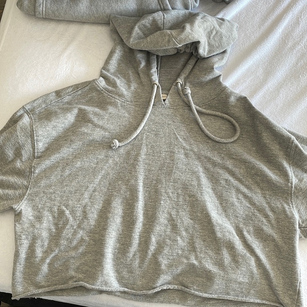 Cloth by Design Grey crop sweater